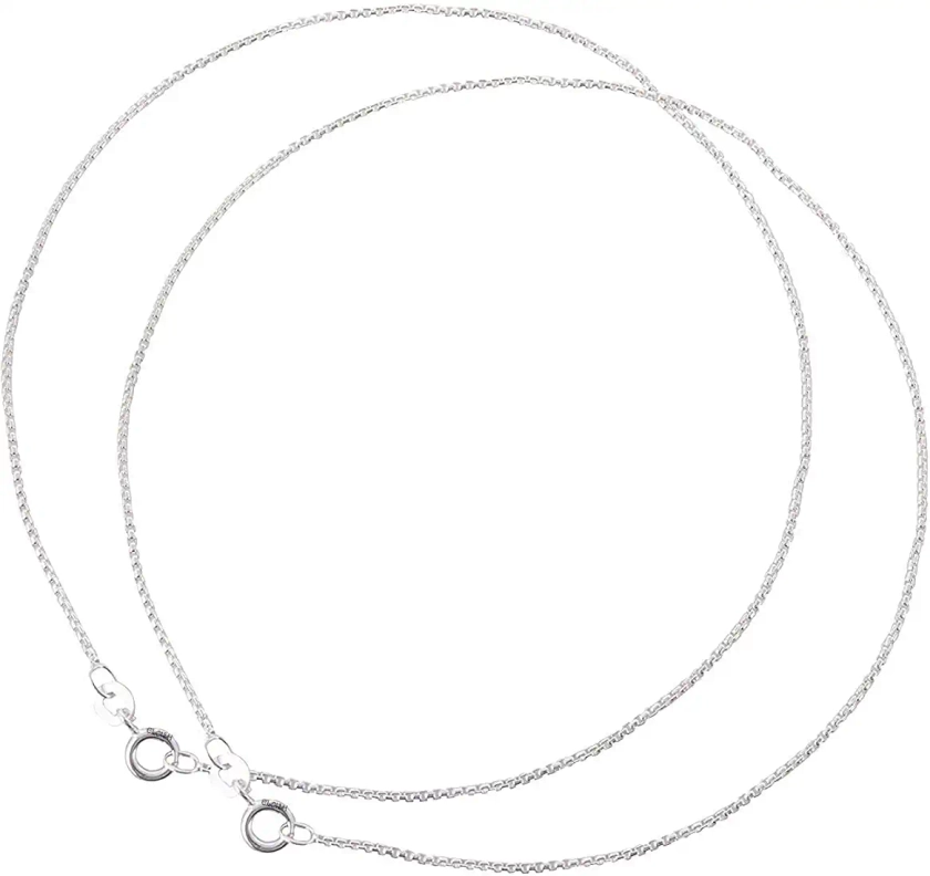 ELOISH Sleek Sterling Silver Anklets. 92.5% Pure Silver Anklets Plain Design.(BOXANKLETS) : Amazon.in: Fashion