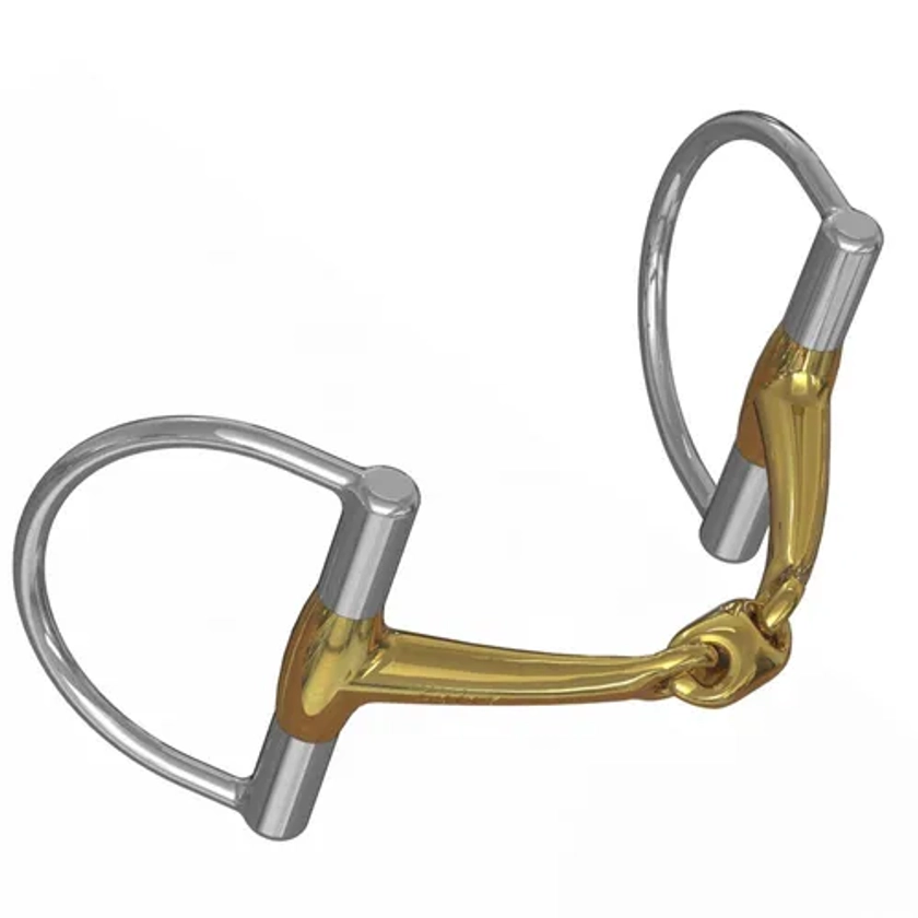 Neue Schule Tranz Angled Lozenge D-Ring Bit - 14 mm mouth | Dover Saddlery