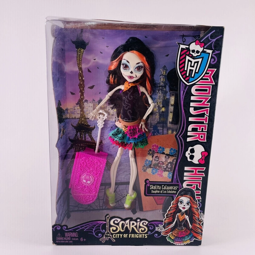 Monster High Doll Skelita Calaveras Scaris City of Frights in Box Mattel NIB