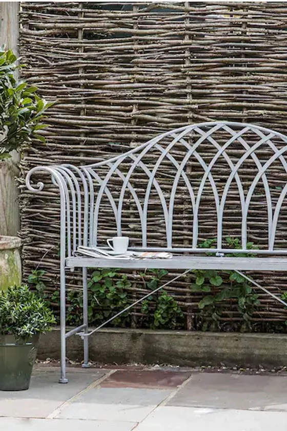 Buy Gallery White Newry Outdoor Bench Estate from the Next UK online shop