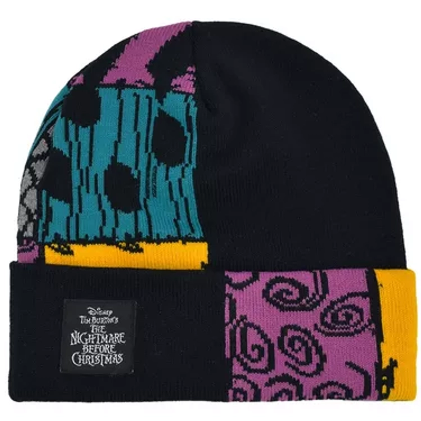 Sally Patchwork Knit Beanie - Nightmare Before Christmas