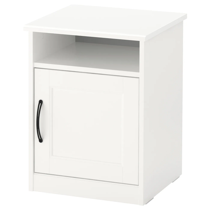 SONGESAND Bedside table - white 42x40 cm