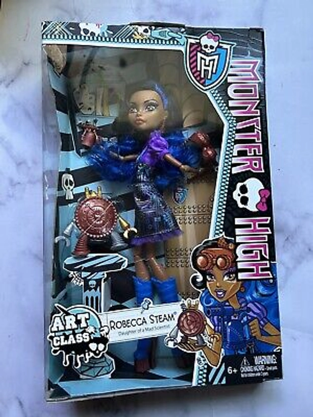 Mattel Monster High 2013 Art Class Robecca Steam Doll