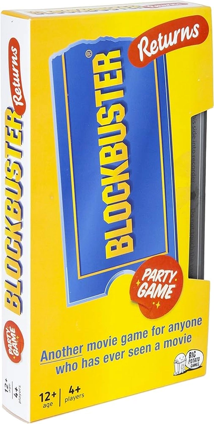 Amazon.com: Blockbuster 2, Movie Quiz Party Game, for Families and Teens Ages 12 and up : Everything Else