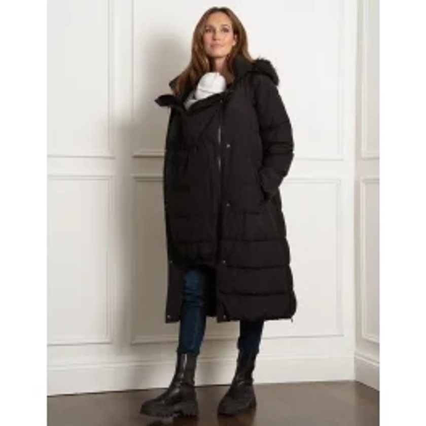 Monika | Belted Puffer Maternity Coat