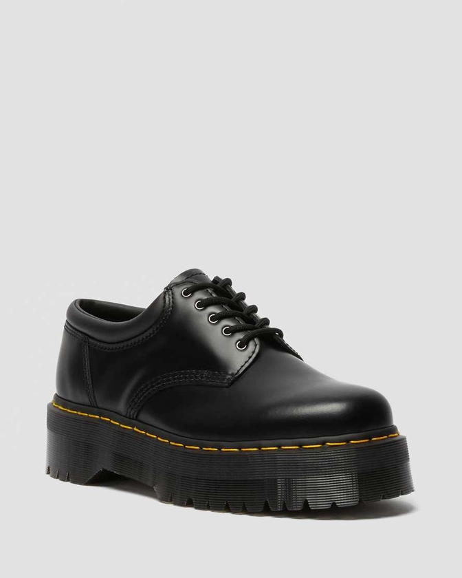 DR MARTENS 8053 Quad Smooth Leather Platform Shoes