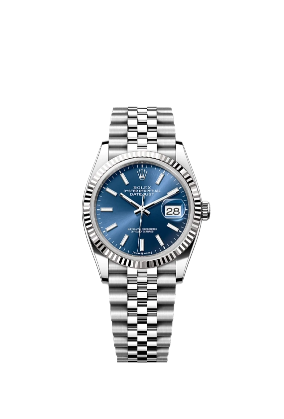 Rolex Datejust 36 watch: Oystersteel and white gold - m126234-0017