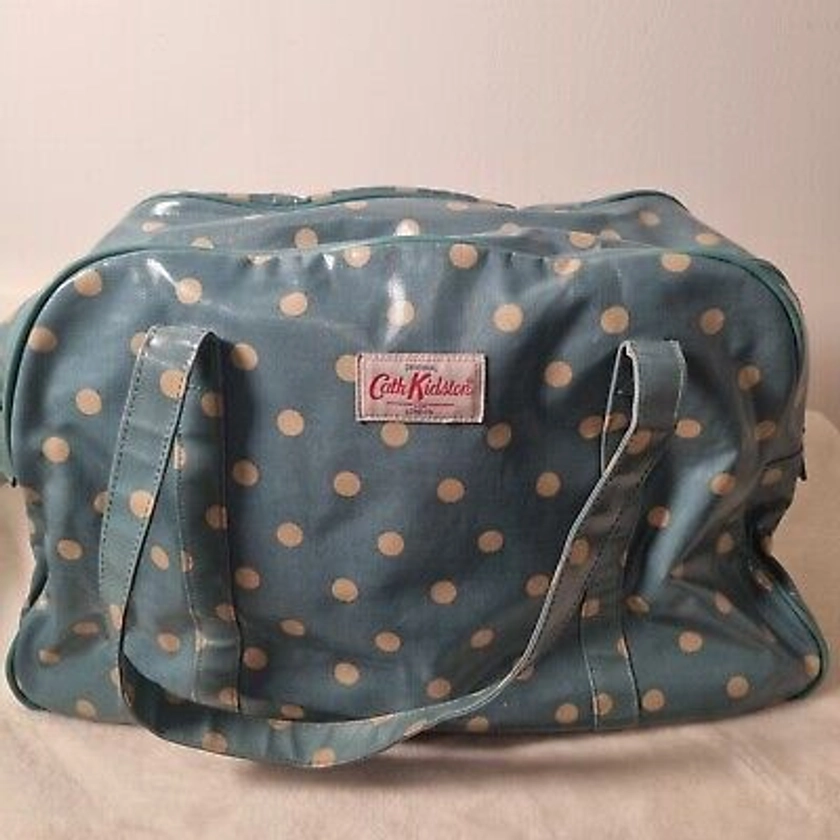 Cath Kidston Travel Bag, Polka-dot, Blue, Double Shoulder Handles | eBay