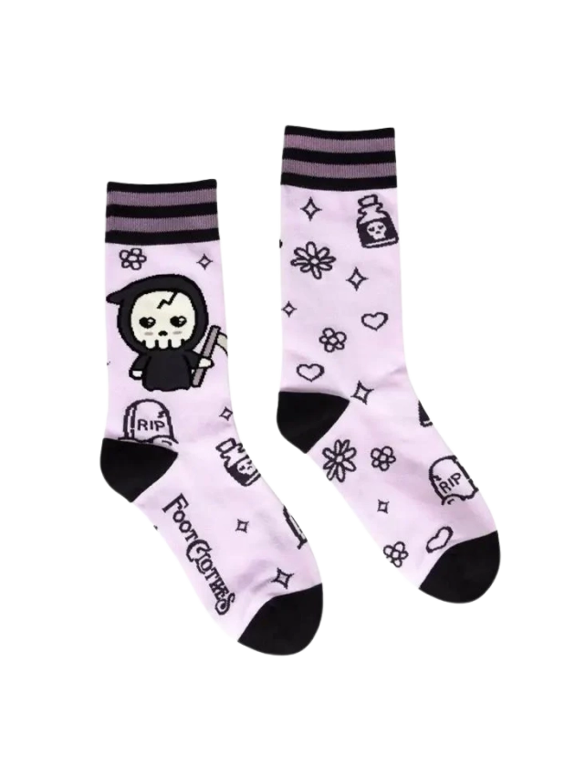 Grim Reaper Crew Socks