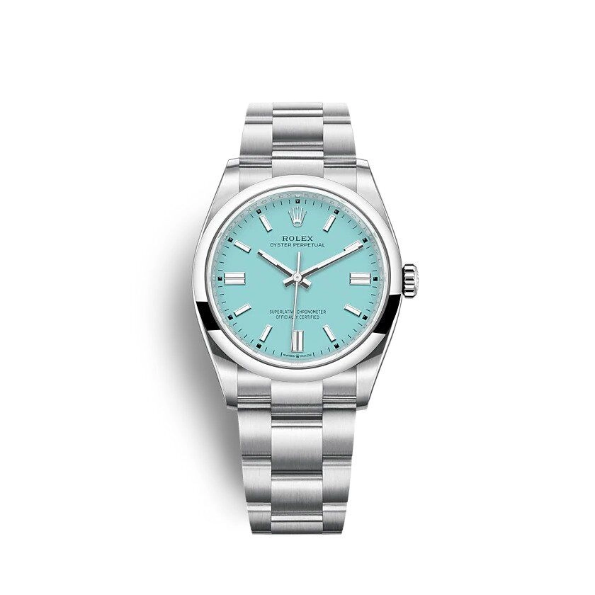 Rolex Oyster Perpetual 36mm Turquoise blue - Best Place to Buy Replica Rolex Watches | Perfect Rolex