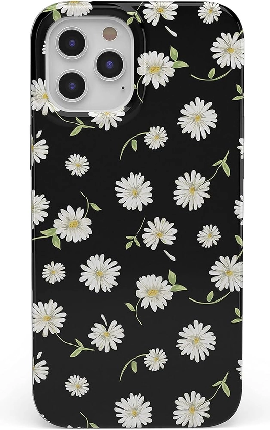 Casely iPhone 11 Pro Max Case | Daisy Daydream Black Floral Case