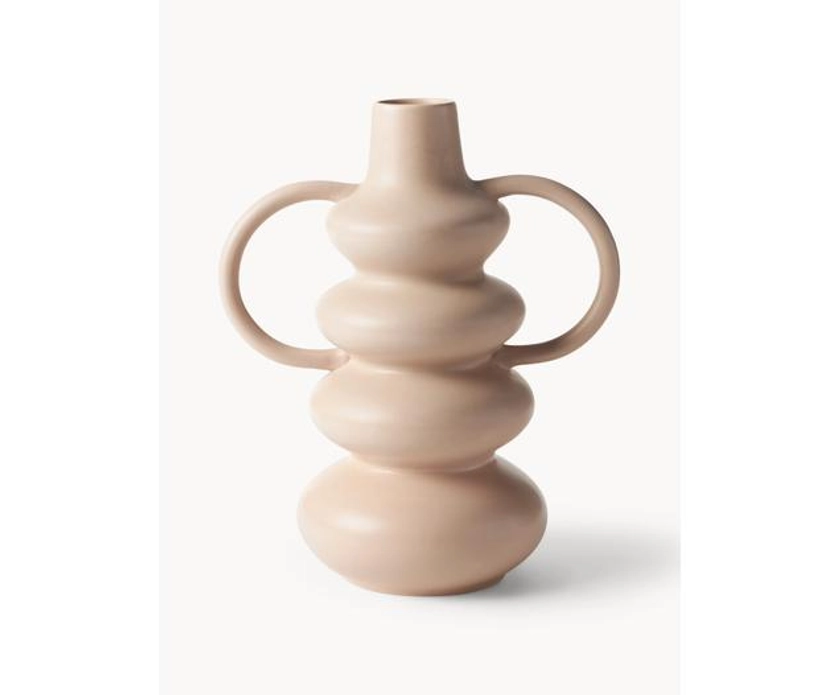 Vase design de forme organique Luvi, haut. 35 cm | Westwing