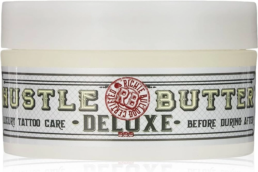 BodySupply Tatouage Hustle Butter Deluxe Original – 150 ml, 0 à 99 ans, blanc, résistant à l'eau
