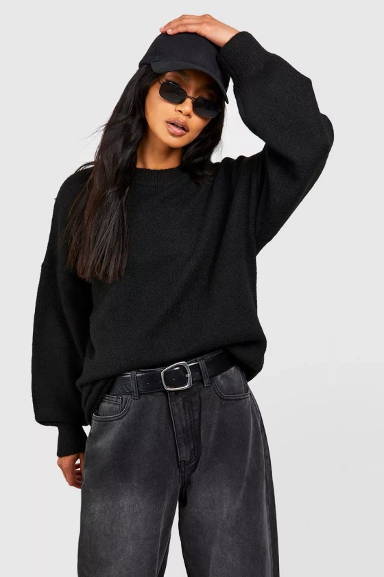 Soft Knit Longline Jumper