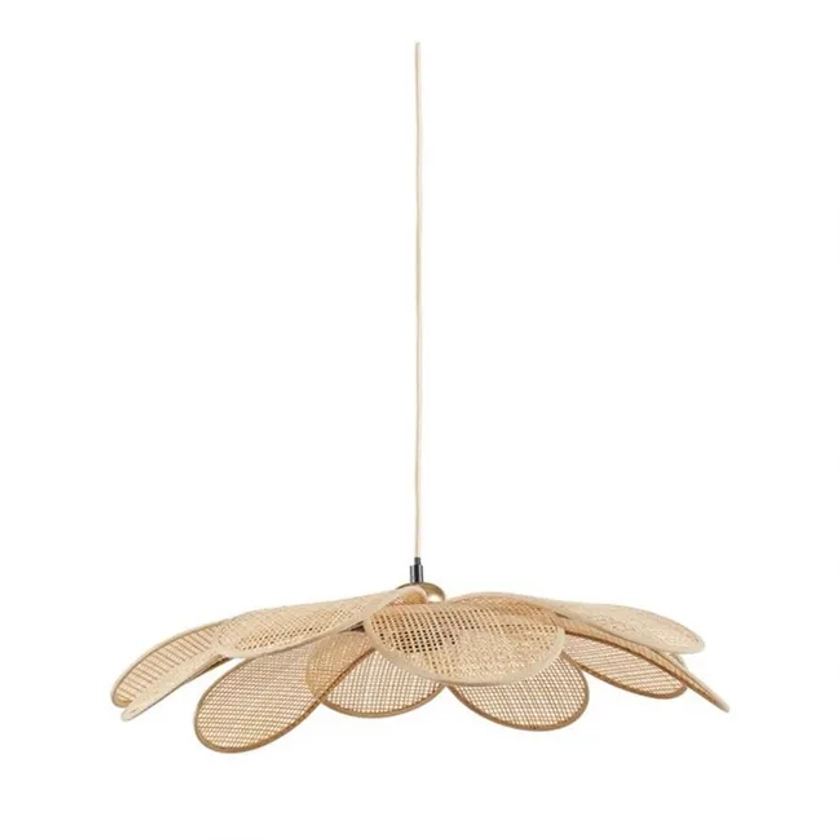 Suspension bambou Petite Margaux 60cm Ostaria - Naturel clair | Leroy Merlin