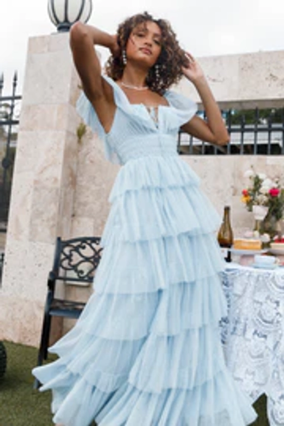 Belle Maxi Dress - Blue