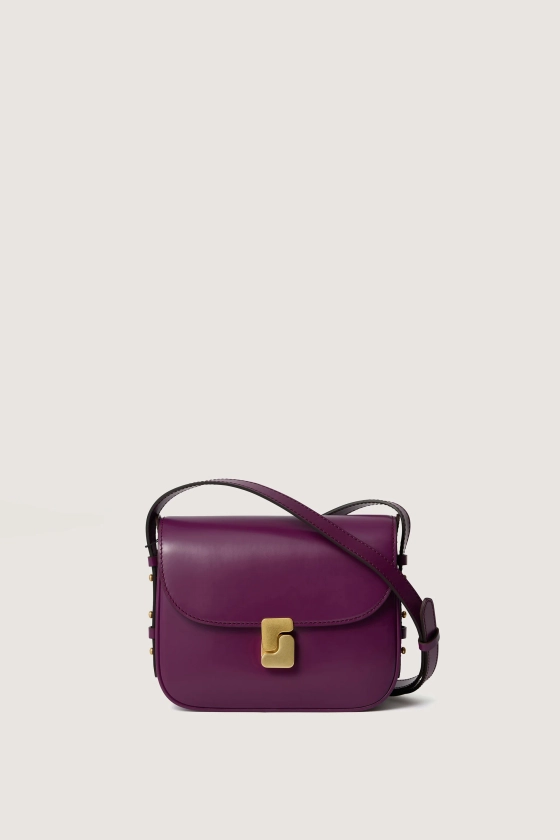 Sac Bellissima Mini - Pourpre - Cuir - Femme