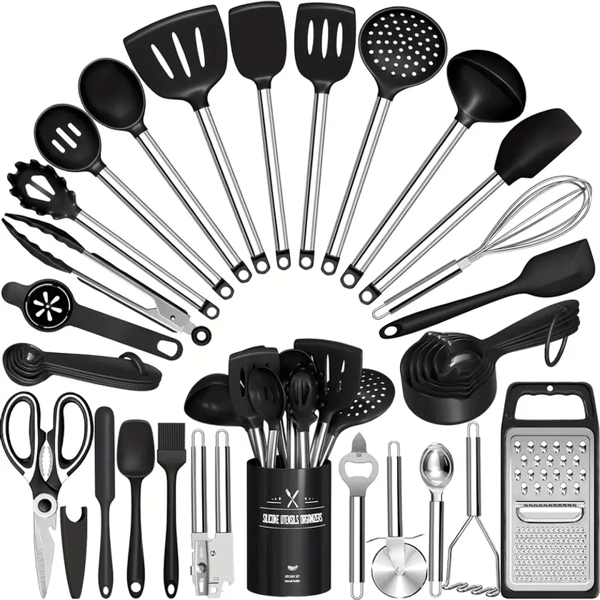 Utensils Set Utensils Set Nonstick - Temu