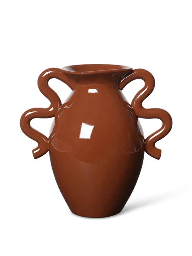 Verso Table Vase in Terracotta by ferm LIVING