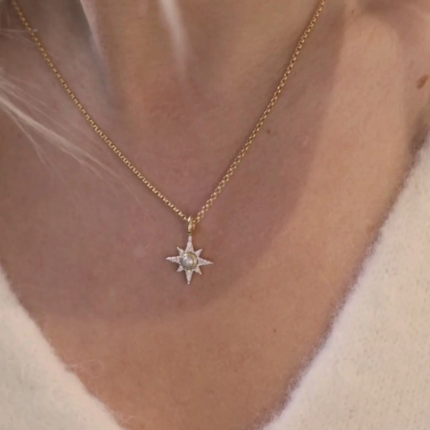 NORTH STAR Necklace - Pearl