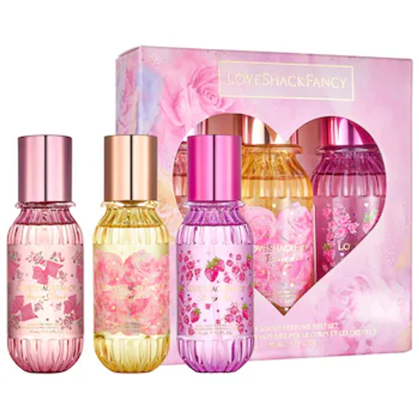 Have My Heart Mini Hair & Body Perfume Mist Set - LoveShackFancy | Sephora