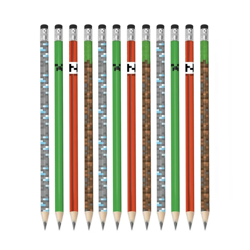 Minecraft Wood Pencil Party Favors, 12 Count - Walmart.com