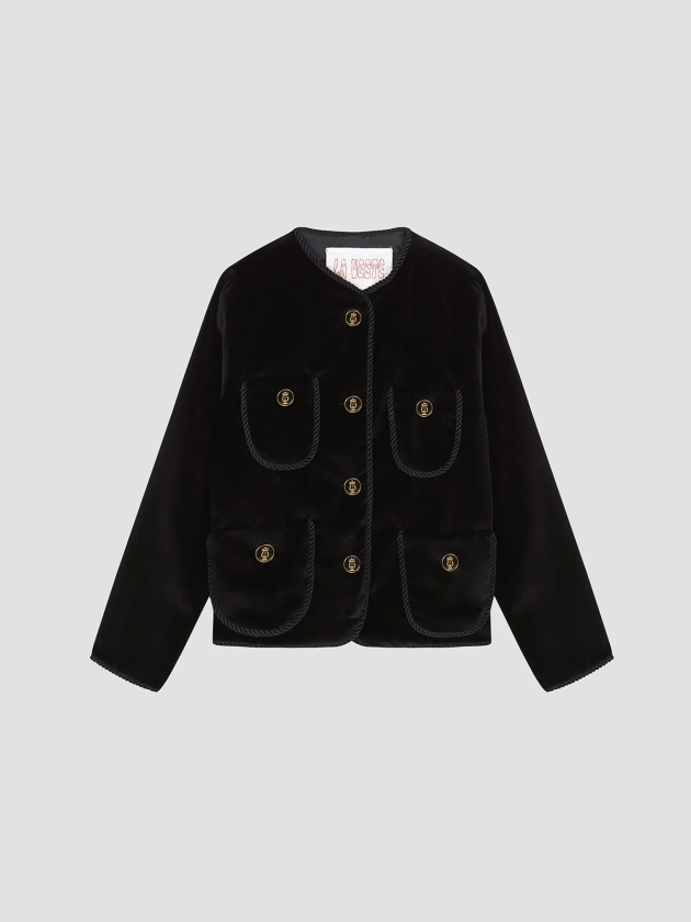 Jockey Blazer Velvet Black