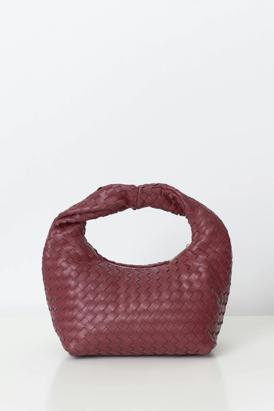 Braided handbag - Rød - Dame - Gina Tricot