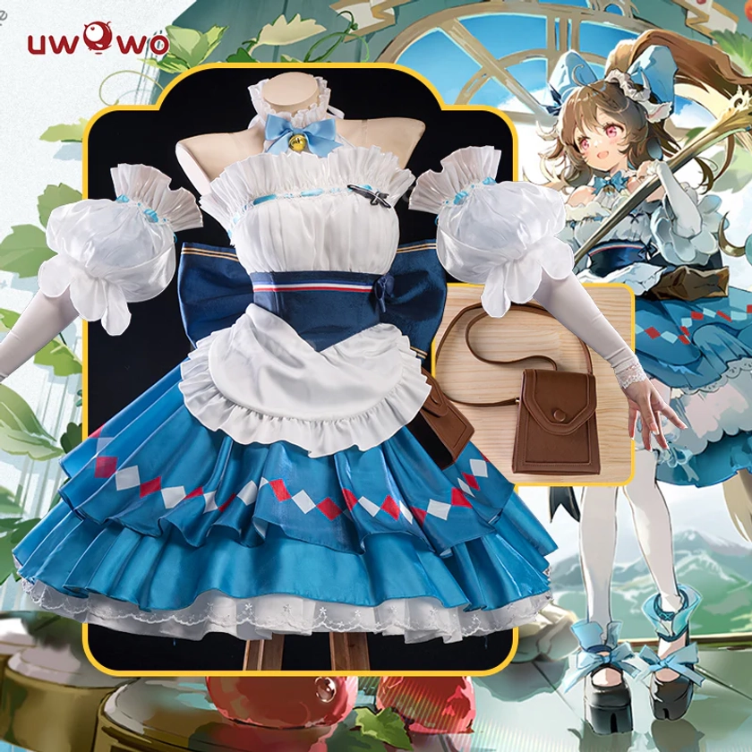 【Pre-sale】Uwowo Game Arknights Eyjafjalla Picnic New Skin Cosplay Cost