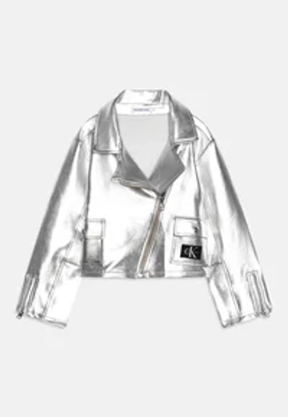 PERFECTO JACKET - Veste en similicuir - silver