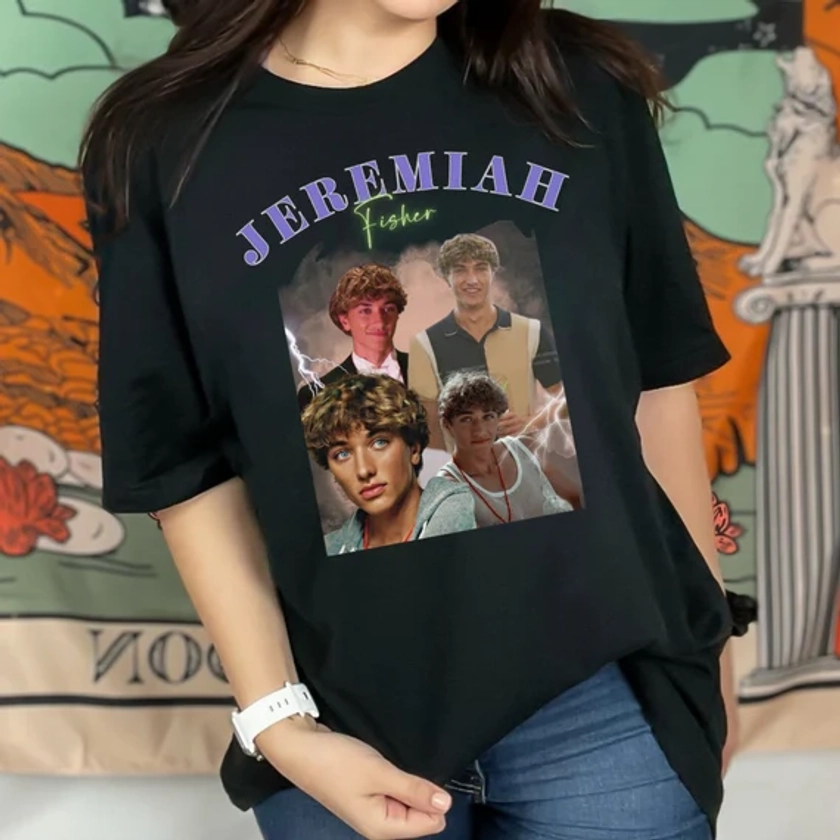 TSITP Jeremiah Fisher Bootleg Style Retro Tshirt, Y2K Vintage Team Jeremiah Shirt, Cousins Beach Jeremiah Fisher, The Summer I Turned Pretty