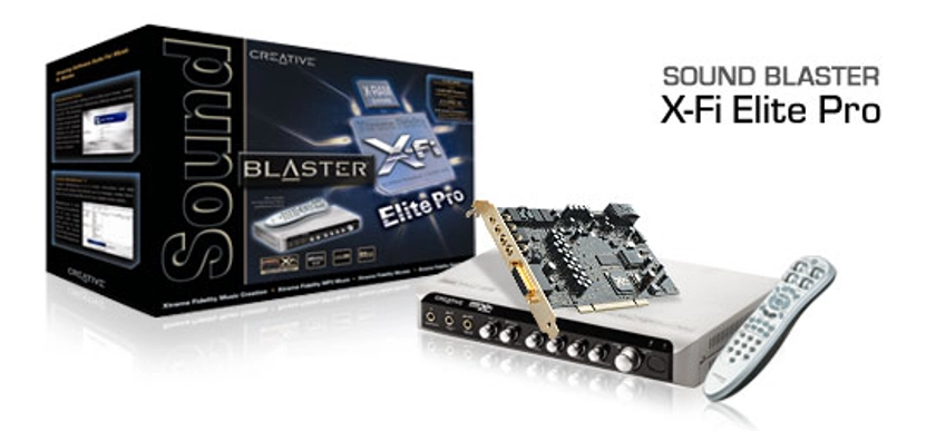 ‏כרטיס קול‎ CREATIVE Sound Blaster X-Fi ELITE PRO® 7.1 (PCI)‎ - ₪1,729.00