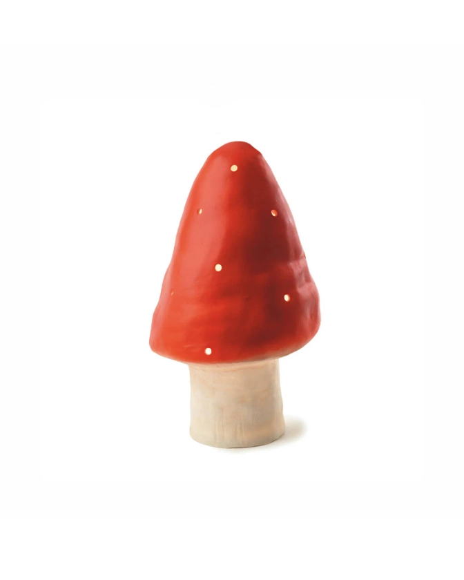Small Red Mushroom Lamp