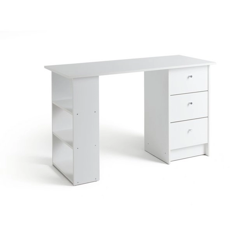Buy Argos Home Malibu 3 Drawer Office Desk - White | Desks | Argos