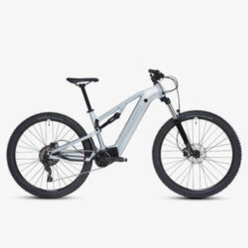 Vélo VTT électrique tout suspendu 29" - E-EXPL 500 S Gris métal