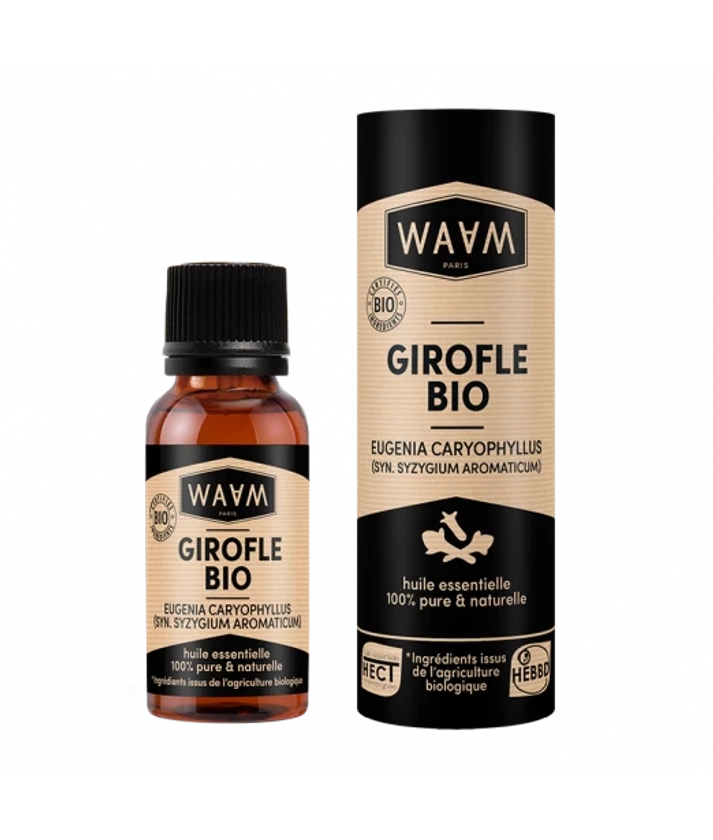 Huile Essentielle de Girofle BIO - Stimulante, Anti-bactérienne, Antiseptique | WAAM Cosmetics