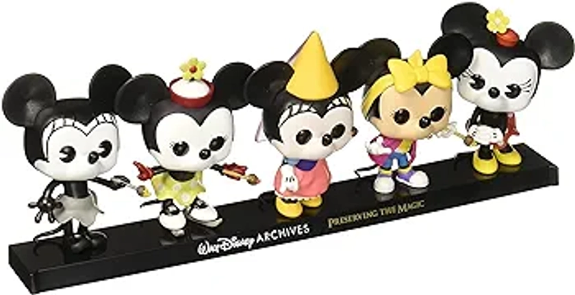 Funko Pop! Disney: Minnie Mouse - 5 Paquete Minnie Pack - Walt Disney Archives - Disney Standard Characters - Figura de Vinilo Coleccionable - Idea de Regalo - Mercancia Oficial - TV Fans