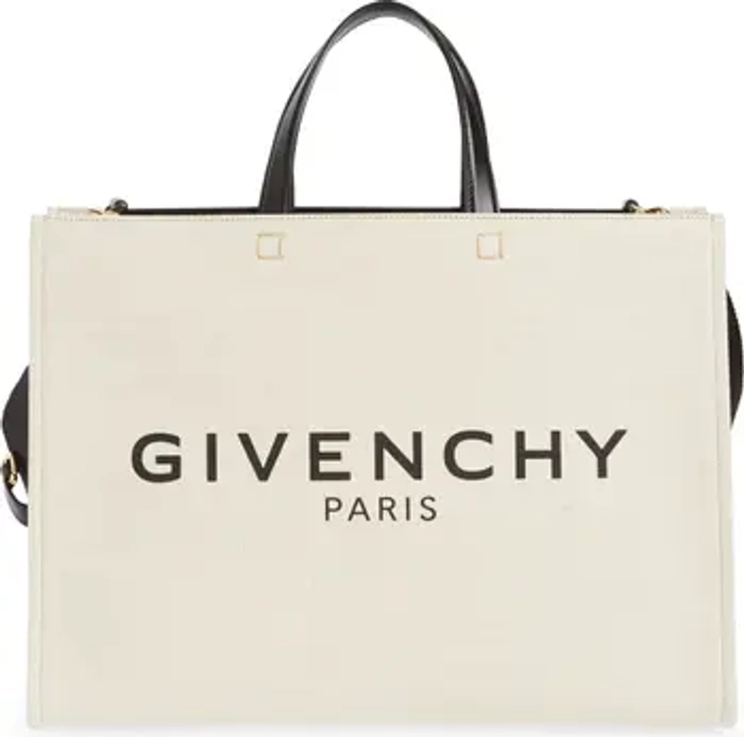 Givenchy Medium G-Tote Cotton Canvas Tote | Nordstrom