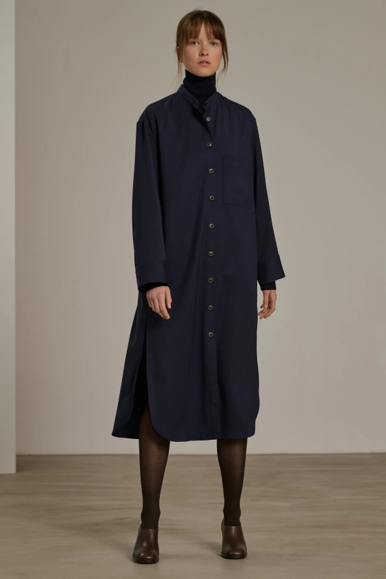 Robe Akiko - Navy - Femme