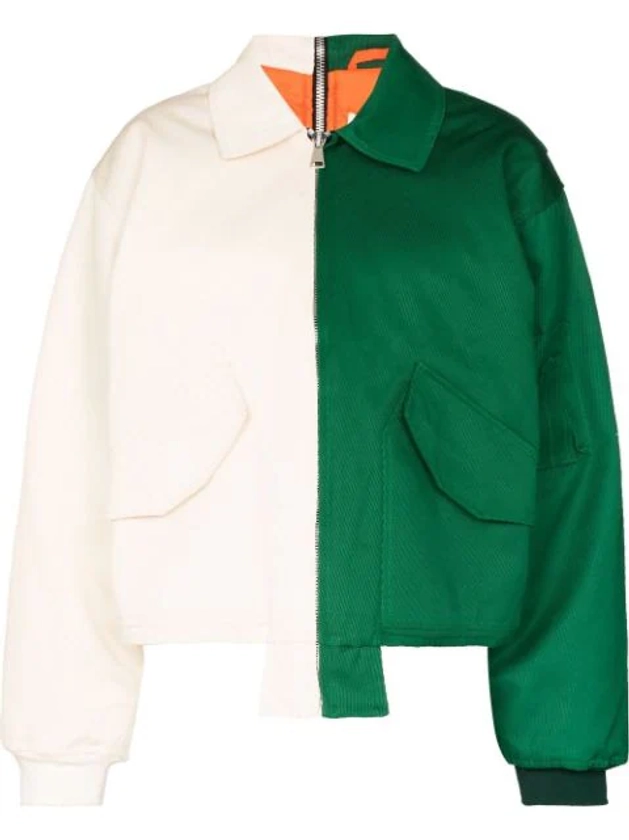 (di)vision  Cropped zip-split Bomber Jacket - Farfetch