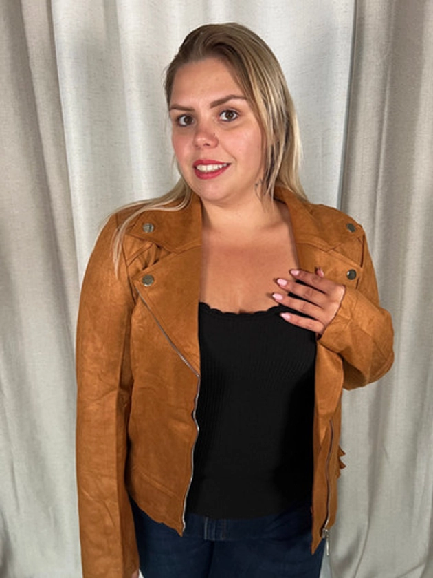 Veste Sarah - Cognac | Madame A Du Style