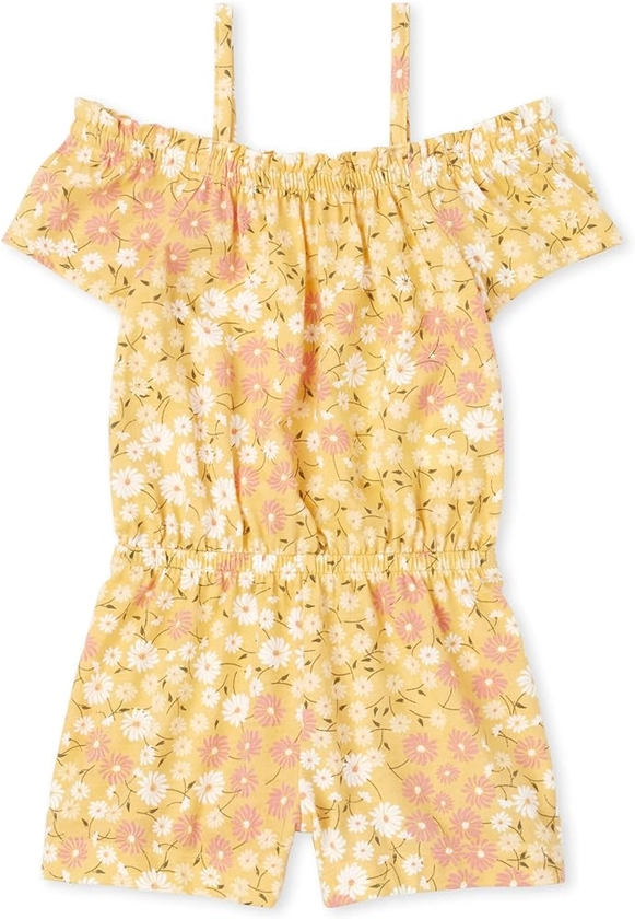 Amazon.com: The Children's Place Baby Girls And Toddler Printed Rompers, Daisy Meadow, 2T US: Clothing, Shoes & Jewelry