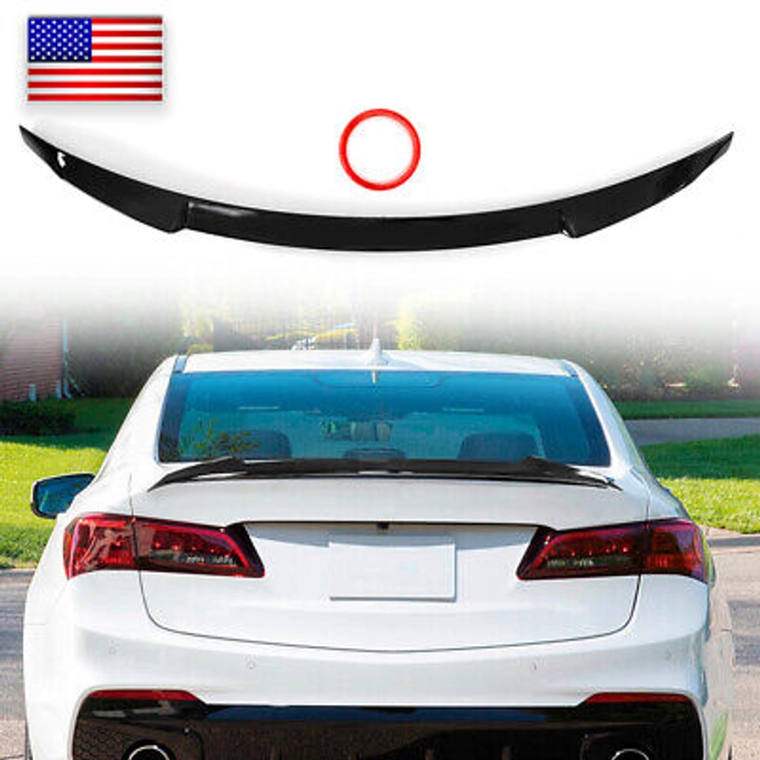 For 2015-2020 Acura TLX V-Style Duckbill Rear Trunk Lid Spoiler Wing Gloss Black | eBay