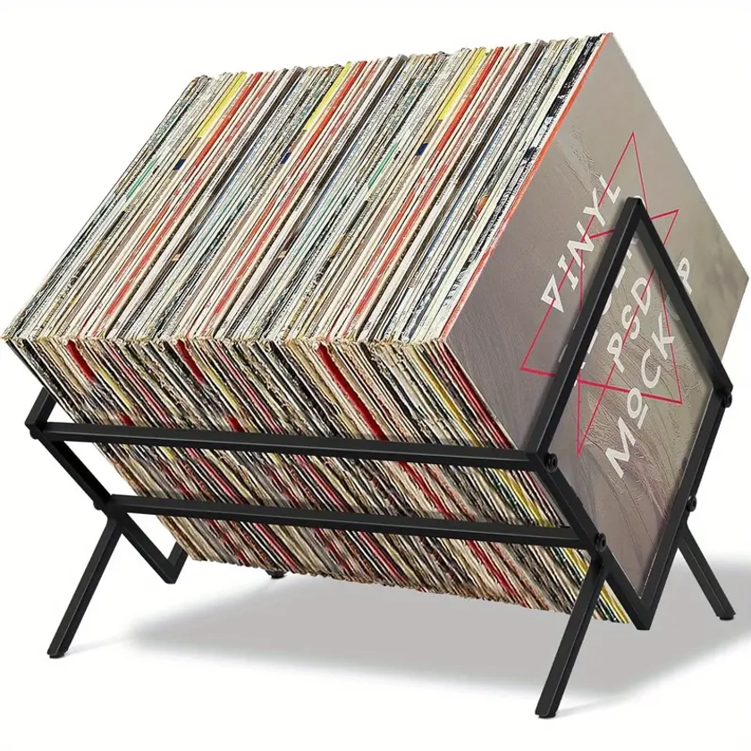 Vinyl Record Storage Record Holder Record Holder For Albums 80 Lps | Temu