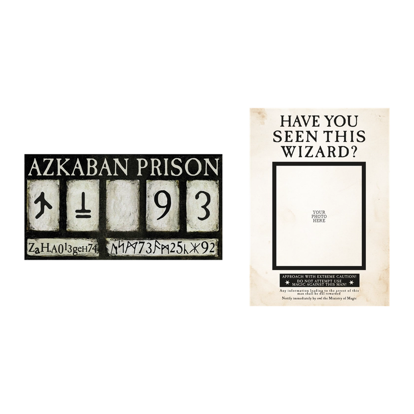 Azkaban Plate and Poster