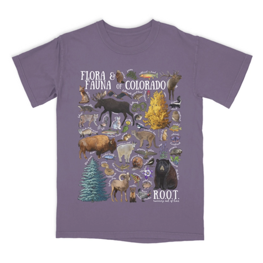 CO Flora & Fauna Tee  | Running Out Of Time