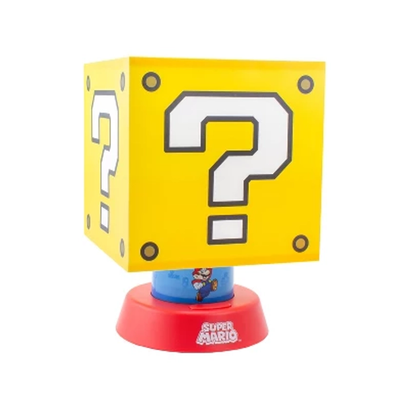 Mario Block LED Lamp (Includes LED Light Bulb) - Nintendo