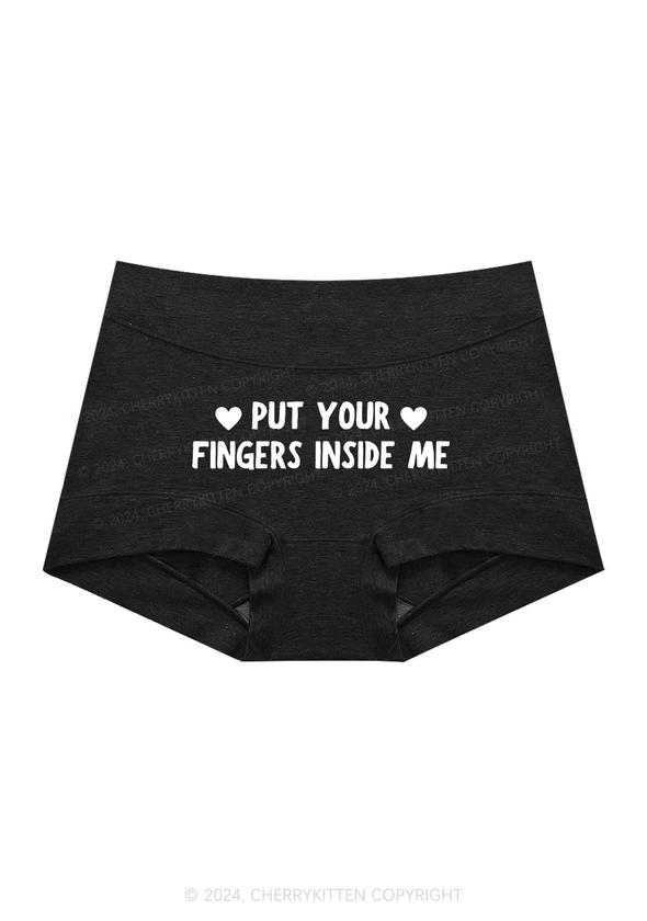 Cherrykitten Put Your Fingers Inside Me Y2K Mid Rise Waist Boyshort Cherrykitten for Sale