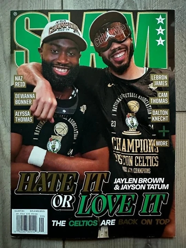 2024 Slam Magazine CELTICS HATE IT OR LOVE IT Aug Sept Issue BOSTON CHAMPIONS on Mercari