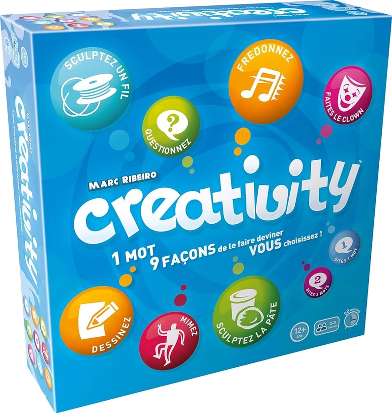 Jeux MHR | Creativity | Jeu de société | À partir de 12 ans | 2 à 8 joueurs | 30 minutes : Amazon.fr: Jeux et Jouets